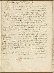 Code de vol des oiseaux, c. 1505-06, manuscrit sur papier, cc. 18, couverture II